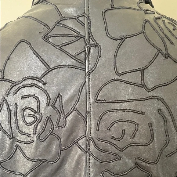 Emporio Armani Black Leather Jacket - Picture 10 of 14